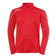 Koszulki i topy damskie - uhlsport uhlsport STREAM 22 1/4 Zip Top odzież wierzchnia, czerwony/biały, S 4051309787686 - miniaturka - grafika 1