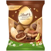 Bombonierki i czekoladki - Praliny LINDT Nougat Kakao - Nibs jajeczka wielkanocne 90g - miniaturka - grafika 1
