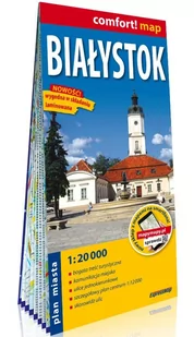 Białystok laminowany plan miasta 1:20 000 - Atlasy i mapy - miniaturka - grafika 1