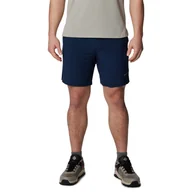Spodenki męskie - Męskie Spodenki COLUMBIA COLUMBIA HIKE COLOR BLOCK SHORT 2072004464 – Granatowy - miniaturka - grafika 1