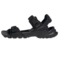Sandały męskie - Sandały adidas Terrex Hydroterra (kolor Czarny, rozmiar 43) - miniaturka - grafika 1