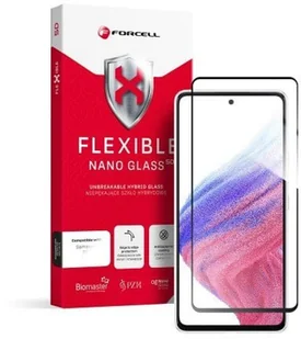 Forcell Flexible 5D - szkło hybrydowe do Samsung Galaxy A56 5G czarny - Szkła hartowane na telefon - miniaturka - grafika 1