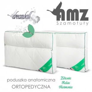 Poduszka mikrofibra MATERACOWA 2-KOMOROWA AMZ 50x60 - Poduszki - miniaturka - grafika 1