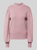 Swetry damskie - Sweter z dzianiny z golfem model ‘FONNY’ - miniaturka - grafika 1