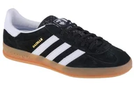 Buty sportowe męskie - adidas Gazelle Indoor H06259, Męskie, buty sneakers, Czarne - miniaturka - grafika 1