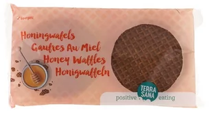 Terrasana (ml. kokos, masła orz., syr. klon. inne) WAFLE MIODOWE BIO 175 g - TER - Zdrowa żywność - miniaturka - grafika 1