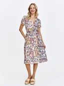 Sukienki - Sukienka z kolorowym printem o swobodnym kroju - miniaturka - grafika 1