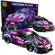 Klocki - Zestaw Klocków Klocki Samochód Sportowy Do Zbudowania Porsche 1600 el. - miniaturka - grafika 1