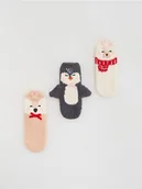 Skarpetki damskie - Reserved - Świąteczne skarpety 3-pak - wielobarwny - miniaturka - grafika 1