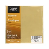 Koperty - Koperta 145x145 pearl złota P 120g 280715) - miniaturka - grafika 1