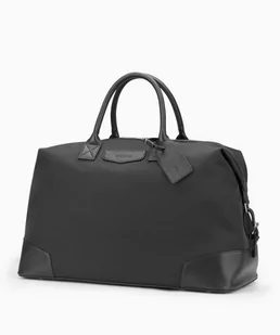 PUCCINI Torba podróżna z elementami ze skóry ekologicznej czarna - Torby podróżne PUCCINI Torba podróżna z elementami ze skóry ekologicznej czarna - Torby podróżne - miniaturka - grafika 1