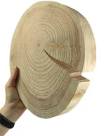 Tace i patery - Okorowany Plaster Modrzewia 25-30 Cm Gr. 4 Cm Szlifowany Drewno Modrzewiowe Naturalny Surowy / Wamar-Sosenka - miniaturka - grafika 1