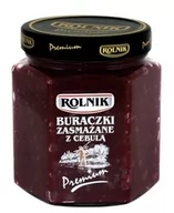 Mieszanki warzywne, sałatki - Rolnik Buraczki zasmażane z cebulką premium 540 g - miniaturka - grafika 1