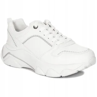 Sneakersy damskie Guess FL5MGS ELE12 Białe r.39 - Sneakersy damskie - miniaturka - grafika 1