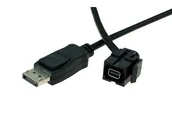 Gniazdka elektryczne - Bachmann 917.214 gniazdko elektryczne Mini DisplayPort Czarny - miniaturka - grafika 1