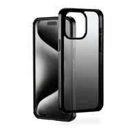 Etui i futerały do telefonów - Hama Etui na telefon komórkowy Extreme Protect do Apple iPhone 15 Pro Max (licencja Bumper D3O, odporna na uderzenia, upadki i pęknięcia, etui do ładowania indukcyjnego, gradientu kolorów), czarne - miniaturka - grafika 1