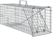 Zwalczanie i odstraszanie szkodników - vidaXL Pułapka na zwierzęta Antracytowy 61 x 20 x 21.5 cm Stal - miniaturka - grafika 1