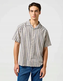 WRANGLER SS W RESORT SHIRT INDIGO STRIPE 112362723 M - Koszule męskie - miniaturka - grafika 1
