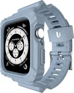Akcesoria do smartwatchy - ETUI Z PASKIEM DO ZEGARKA APPLE WATCH 42mm SE/7/6/5/4/3/2/1 SZARY - miniaturka - grafika 1
