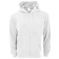 Bluzy sportowe męskie - Męska Gładka Bluza Sportowa Z Kapturem Na Zamek - miniaturka - grafika 1