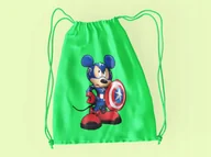 Torby szkolne - WOREK DO SZKOŁY WF/BUTY MYSZKA MIKI + IMIĘ - miniaturka - grafika 1