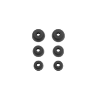 Akcesoria do słuchawek - Eargels for Jabra Elite 3 - Dark Grey (3 pairs) - miniaturka - grafika 1