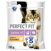 Sucha karma dla kotów - Perfect Fit Junior Chicken 0,75 kg - miniaturka - grafika 1