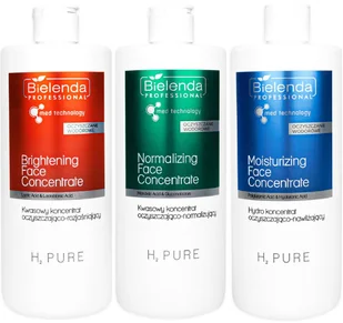 Zestaw Hydro koncentratów H2 Pure Bielenda Professional 480 ml - Zestawy kosmetyków damskich - miniaturka - grafika 1