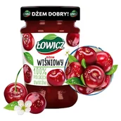 Dżem - Łowicz DŻEM N/S WIŚNIA 280 G - miniaturka - grafika 1