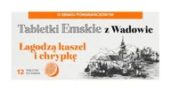 Przeziębienie i grypa - Tabletki Emskie z Wadowic smak pomarańczowy, 12 tabletek do ssania - miniaturka - grafika 1