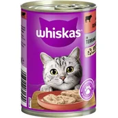 Mokra karma dla kotów - Whiskas Adult 1+ Terrine 12 × 400 g Wołowina - miniaturka - grafika 1