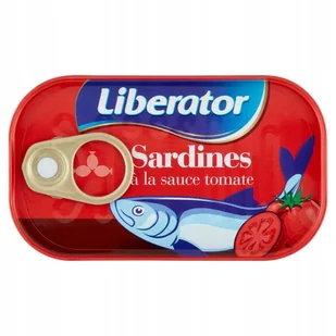 LIBERATOR Sardynki marokańskie w sosie pomidorowym - Konserwy i dania rybne - miniaturka - grafika 1