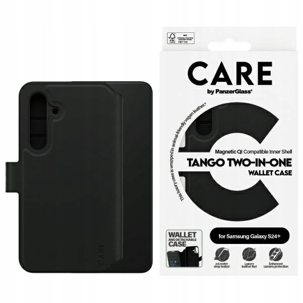 Etui do Samsung Galaxy S24 Plus PanzerGlass Portfel Czarne