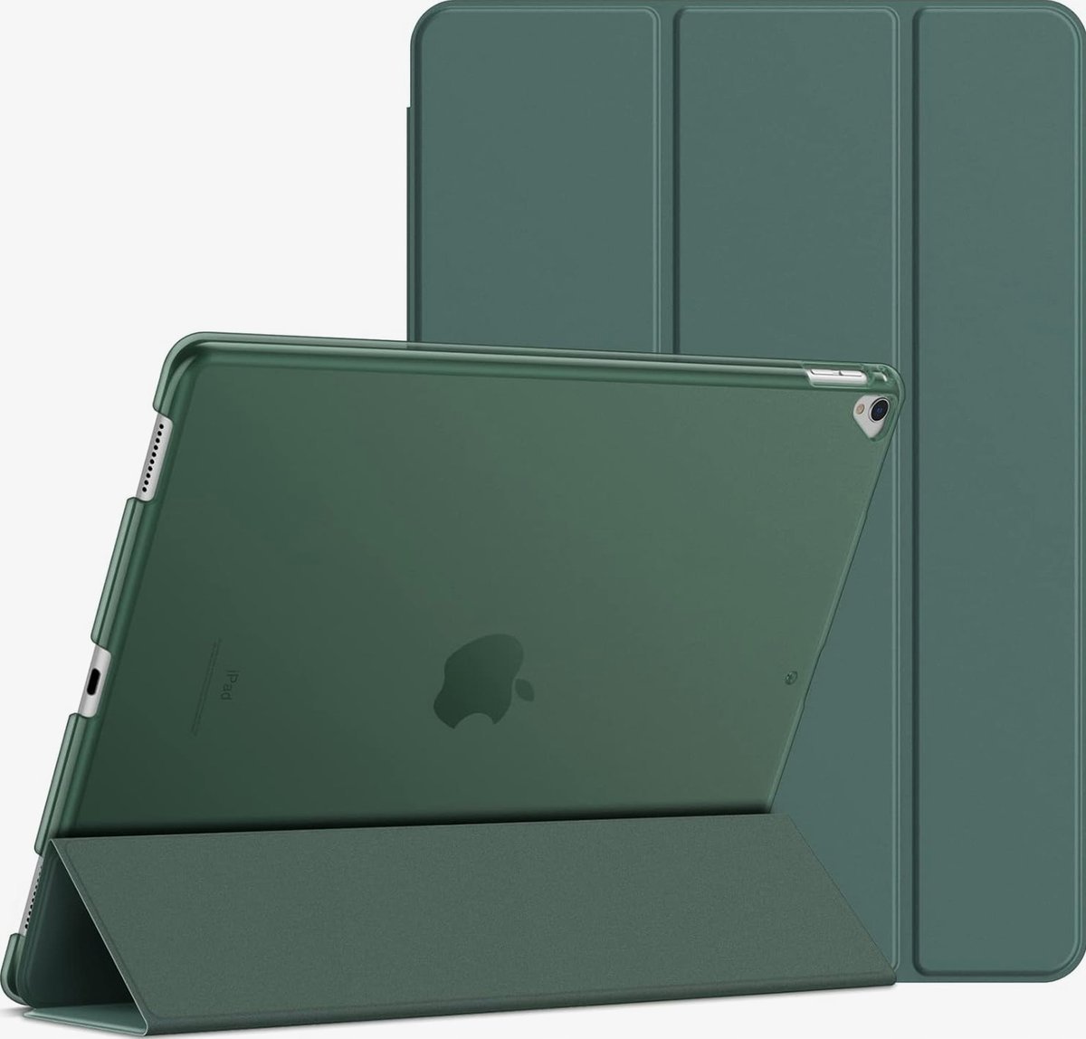 JETech Etui dla iPad Pro 12,9 Cala (1. i 2. Generacja, Model z 2015 i 2017), Automatyczne Budzenie/Usypianie (Mglisty Zielony)