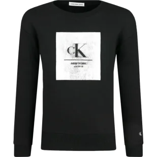 CALVIN KLEIN JEANS Bluza | Regular Fit - Bluzy dla dziewczynek - miniaturka - grafika 1