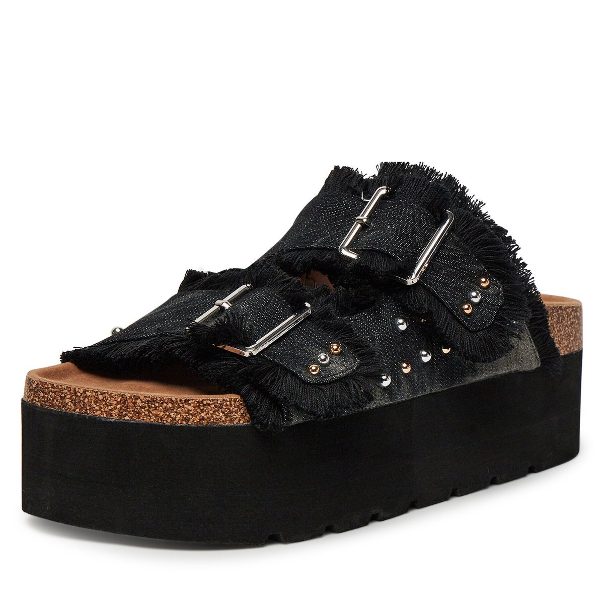 Deezee Klapki Damskie Czarny LB-P1748