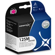 Tusze zamienniki - Asarto Tusz do Brother LC125 J4410DW/4510/4610/4710 | magenta AS-B125M (AS-B125M [7819796]) - miniaturka - grafika 1