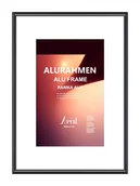 Ramki na zdjęcia - Ramka ALU A4 czarna (RA20) - miniaturka - grafika 1