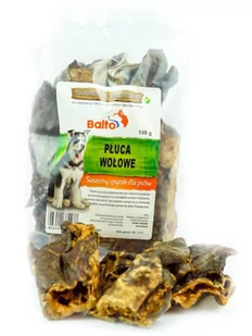 Balto Płuca Wołowe, kawałki 500g - Przysmaki dla psów - miniaturka - grafika 1