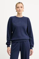 Bluzy damskie - Silvian Heach bluza MARAUL damska kolor granatowy z aplikacją GPA25017FE - miniaturka - grafika 1