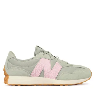 Sneakersy New Balance GS327WT Szary - Buty dla dziewczynek - miniaturka - grafika 1