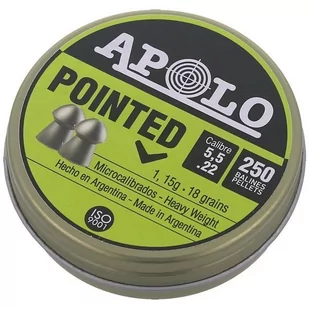 Apolo - Śrut do wiatrówki Pointed Extra Heavy GEN-2 - 5.5 mm - 250 szt - E19601 - Amunicja do wiatrówek - miniaturka - grafika 3