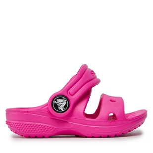 Sandały Crocs Classic Kids Sandal T 207537 Różowy - Buty dla chłopców - miniaturka - grafika 1