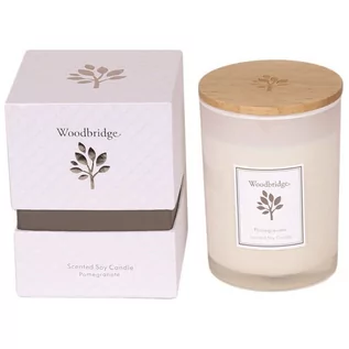 Świece - Woodbridge świeca zapachowa sojowa w szkle 270 g pudełko - Pomegranate - grafika 1