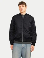 Kurtki męskie - Jack&Jones Kurtka bomber Ocean 12256857 Czarny Regular Fit - miniaturka - grafika 1