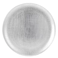 Tace i patery - Dekoracyjny talerz srebrny 33 cm - miniaturka - grafika 1