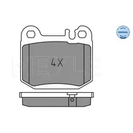 Klocki hamulcowe - Klocki hamulcowe - komplet MEYLE 025 231 5715 - miniaturka - grafika 1