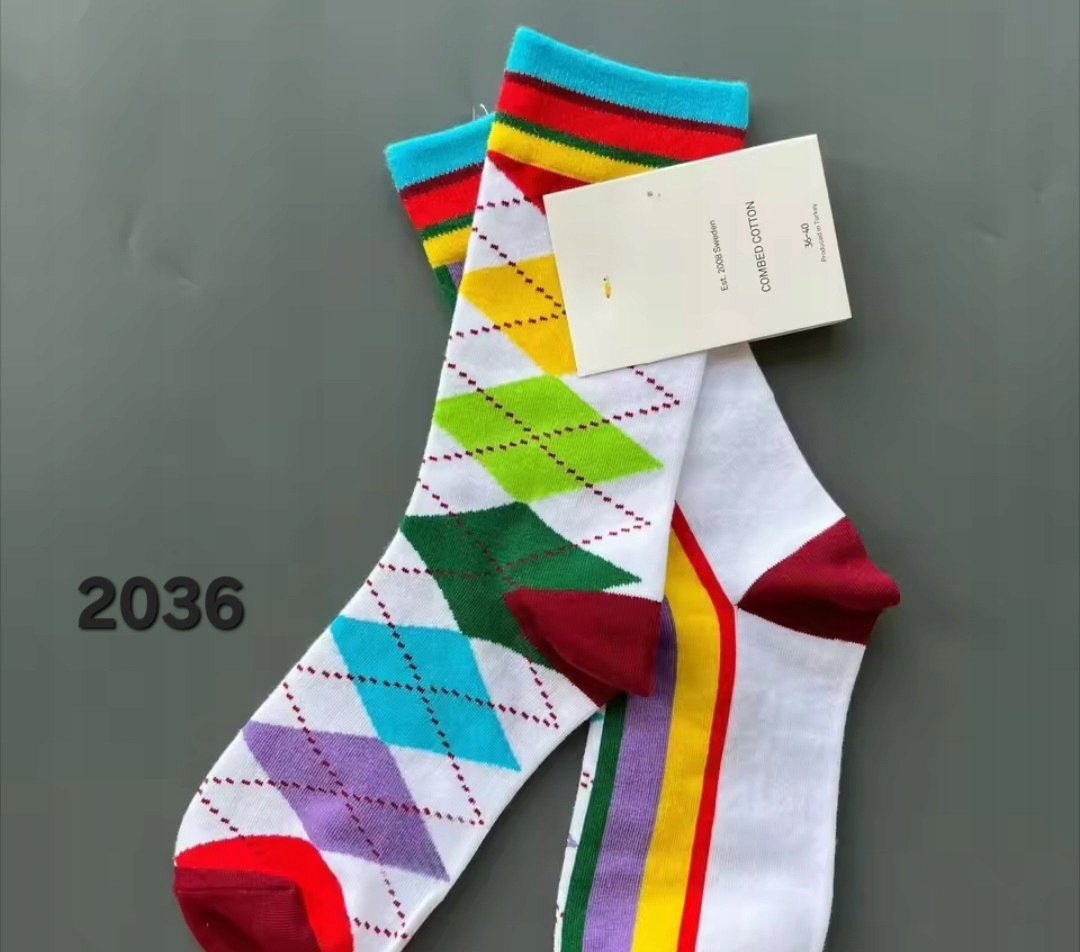 Kolorowe skarpety Happy Socks unisex rozmiar 36-40 (2036)