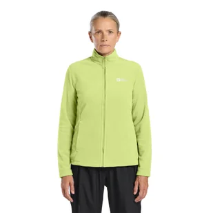 Damska bluza polarowa Jack Wolfskin TAUNUS FZ W cool matcha - XS - Bluzy damskie - miniaturka - grafika 1