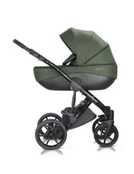 Wózki dziecięce - Milu Kids Bacio 2w1 37 zielony - miniaturka - grafika 1